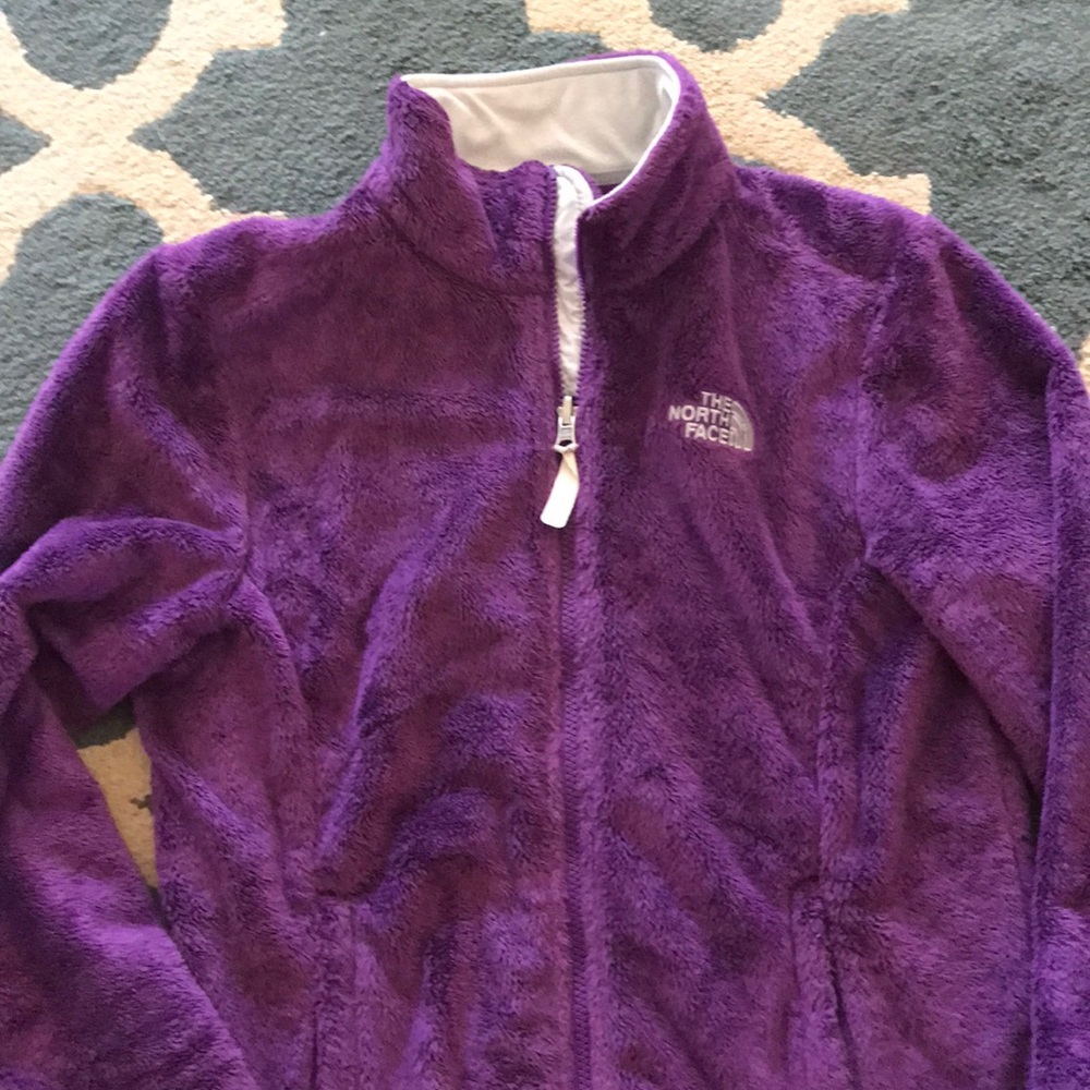 Purple North Face jacket